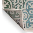 thumbnail image 4 of Noble House Seirra 5' 3" x 7' Outdoor Medallion Area Rug in Ivory and Multi, 4 of 5