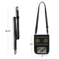 thumbnail image 4 of Secure Travel Neck Wallet Passport Holder Adjustable Strap For Men & Women 6*7.5in Panda & The Sun, 4 of 6