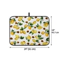 thumbnail image 2 of WIRESTER Microfiber Dish Drying Mat, Absorbent Drying Mat for Kitchen Counter, Dishes Drainer Pad Coaster - Lemon Leaf Walnuts, 2 of 6