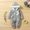 thumbnail image 2 of Fjofpr Baby Boy Clothes 6-9 Months Clearance Baby Boy Clothes Clearance Baby Girl Clothes Clearance Newborn Infant Baby Girls Winter Warm Thick Romper Jumpsuit Hooded Outfits（0-24M）, 2 of 9