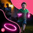 thumbnail image 5 of Windy City Novelties - 8" Pink Glow Stick Bracelets - Bulk 50 Pack for Summertime Fun & Beach Parties, 5 of 7