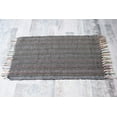 thumbnail image 6 of Brown 2x3' Doormat Rug Hand Woven Cotton Area Rugs for Entryway Kitchen - Reversible Non Slip Machine Washable Mat, 6 of 7