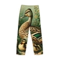 thumbnail image 3 of Fotbe Mallard Duck And Flowers Men's Pajama Pants,Sleepwear Pants,Pj Bottoms Drawstring And Pockets-XX-Large, 3 of 7