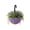 Purple, variant on Yashow Yellow Plastic Upside-Down Umbrella Planter Weather-Resistant Hanging Flower Pot Unique Wall Balcony Decor for Indoor Outdoor Succulents Herbs, 1-pack, 7.87 inch