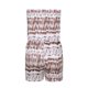 thumbnail image 5 of Puntoco Pantalones cortos deportivos para mujer, mono informal de verano sin tirantes, estampado con bolsillos, cordón y cremallera, 5 of 5