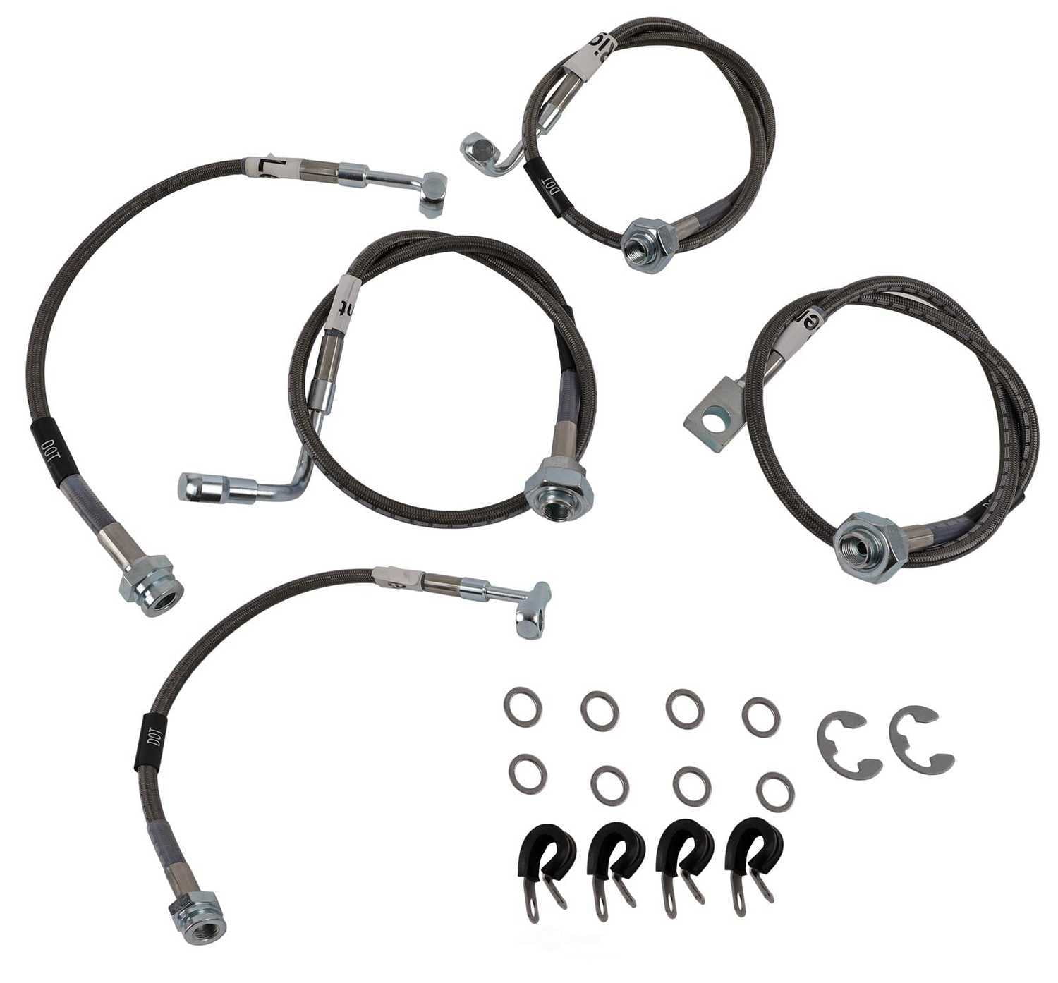 Russell 695760 Brake Hose Kit Fits select: 2005 CHEVROLET SILVERADO K1500, 2005 GMC NEW SIERRA C1500