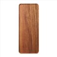 thumbnail image 3 of 4X South American Walnut Tray, Solid Wood Wooden Afternoon Tea Tray, Fruit Tray, Coffee Shop Simple Snack Tray,4*tray,wood color, 3 of 9