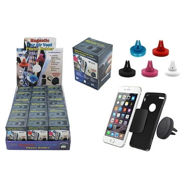 Diamond Visions 01-1853 Magnetic Car Air Vent Phone Holder in Assorted Colors 1 holder