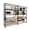 5 Tiers, Width 15.8", variant on Metal Storage Shelves 4-Tier, Heavy Duty Wire Rack Shelving Unit, Adjustable Black Standing Shelves for Garage Kitchen Pantry Room Home & Commercial, H or L-Shaped Shelf