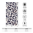 thumbnail image 2 of Polyester Long Towel Multi-Size Water Absorption Good Bright Fluffy Soft For Bathroom Swimming Pool Beach Outdoor Travel Animal Print Style Aliceblue_1, 2 of 8