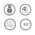 thumbnail image 2 of Westinghouse 6" Li-ion Rechargeable Fan, 2 of 6