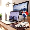 thumbnail image 6 of Anley Dominican Deluxe Desk Flag Set - 6 in x 4 in Miniature Dominican Desktop Flag Polyester, 6 of 7