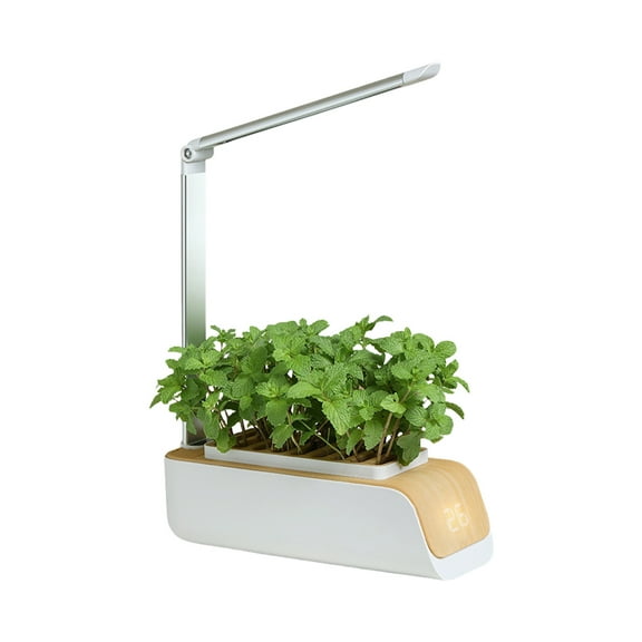 Smart Indoor Hydroponic Garden With Adjustable Spectrum LED & Auto Watering For Home Plant Cultivation