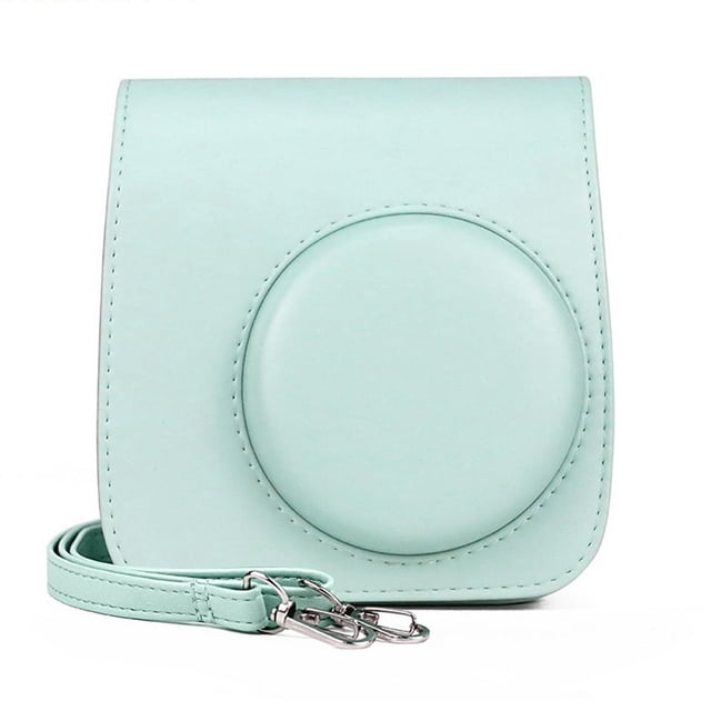 Storage Bag Dust-proof Shock-proof Waterproof Mini Camera Vintage Faux Leather Protective Pouch for Fujifilm-Instax Mini 7+