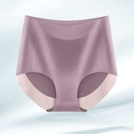 

B91xZ Lingerie For Women Physiological Women s Panties Fashion Briefs Waist Underpants High Breathable Outfits for Women Purple L