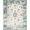 Light Blue, Pattern 7, variant on Design&I 8'x10' Washable Area Rug Vintage Floral Medallion With Faded Trellis Botanical Accents for Dining Room, Large Office, Lounge, Snag-Free