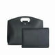 thumbnail image 1 of Bolso de mano para portátil de mujer, de piel de gran capacidad, resistente al desgaste y a los arañazos, para portátil, tableta, para desplazamientos diarios., 1 of 2
