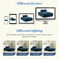 thumbnail image 6 of 72" Oversized Modular Sofa Bed, Plush Fabric, Dark Blue - Fully Compressed, No Assembly, Elderly/Pet Friendly, Spacious Foam & Spring Seating for Living Room, 6 of 13