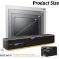 thumbnail image 2 of YWEN TV Console with Storage for TVs Up to 85",Luxury TV Stand with Faux Marble Table Top,Marble TVs Stand Modern,Black Entertainment Center with Gold Base, 2 of 14