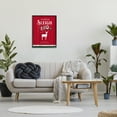 thumbnail image 2 of Stupell Industries Reindeer Sleigh Rides Christmas Advertisement Red Green Holiday Painting Black Framed Art Print Wall Art, 24 x 30, 2 of 8