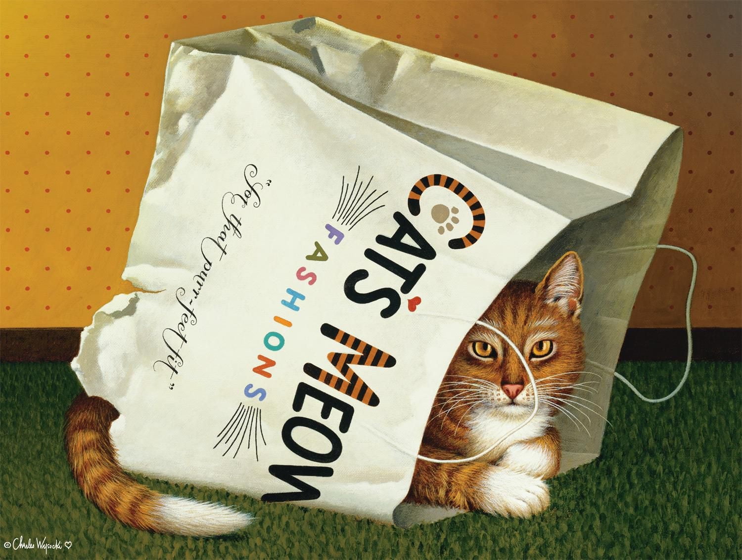 Buffalo Games - Cats - Dudley Wadsworth Catsinbag - 750 Piece Jigsaw Puzzle