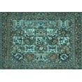 thumbnail image 1 of Ahgly Company Indoor Rectangle Persian Light Blue Traditional Area Rugs, 3' x 5', 1 of 4