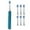 Blue, variant on Ckraxd Fully Automatic Electric Toothbrush Set Soft Bristle Rechargeable Whitening Oral Care 6 Brush Heads for Effective Cleaning and Gum Health