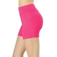 thumbnail image 3 of Womens Cotton Thick Band Running Yoga Shorts, 3 of 7