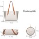 thumbnail image 2 of Bolsos de mano y de hombro grandes para viajes, trabajo y escuela: conjunto de 3 piezas de bolsos de mano para mujer de cuero sintético de primera calidad, 2 of 6