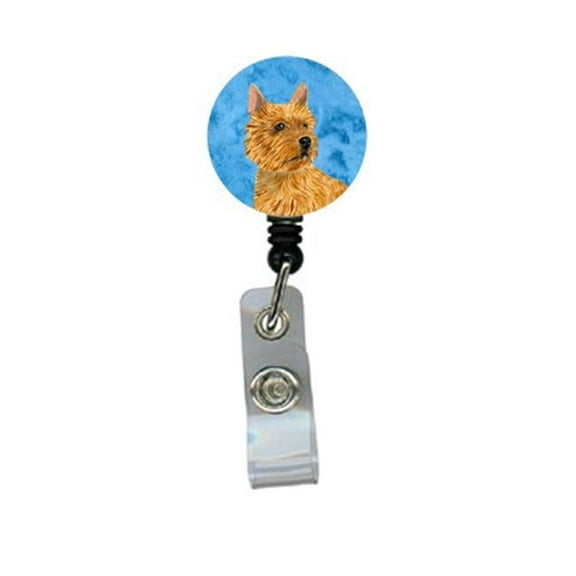Carolines Treasures SS4775-BU-BR Norwich Terrier Retractable Badge Reel Or Id Holder With Clip