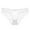 White, variant on JUSLIO Womens Underwear Lace Briefs Breathable Soft Comfortable Panties Black L