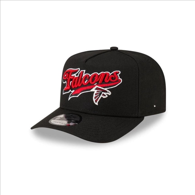 Atlanta Falcons Black Team Cap - Logo Snapback Hat