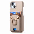 thumbnail image 2 of Case for FOXDOCK iPhone 14 , Leather, Bear Ring, Card Holder, 2 of 4
