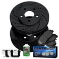 thumbnail image 1 of Power Sport Front Brakes and Rotors Kit |Front Brake Pads| Brake Rotors and Pads| Semi-Metallic Brake Pads and Rotors| Hardware Kit BBC1.45020.43, 1 of 6