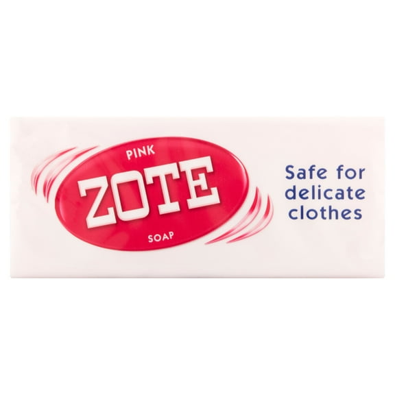 Zote Pink Laundry Bar Soap, Hand & Machine Wash, All Ages, Gentle & Long-Lasting, Laundry Detergent, Bar Cleanser with Sodium Tallowate, 14.1 oz