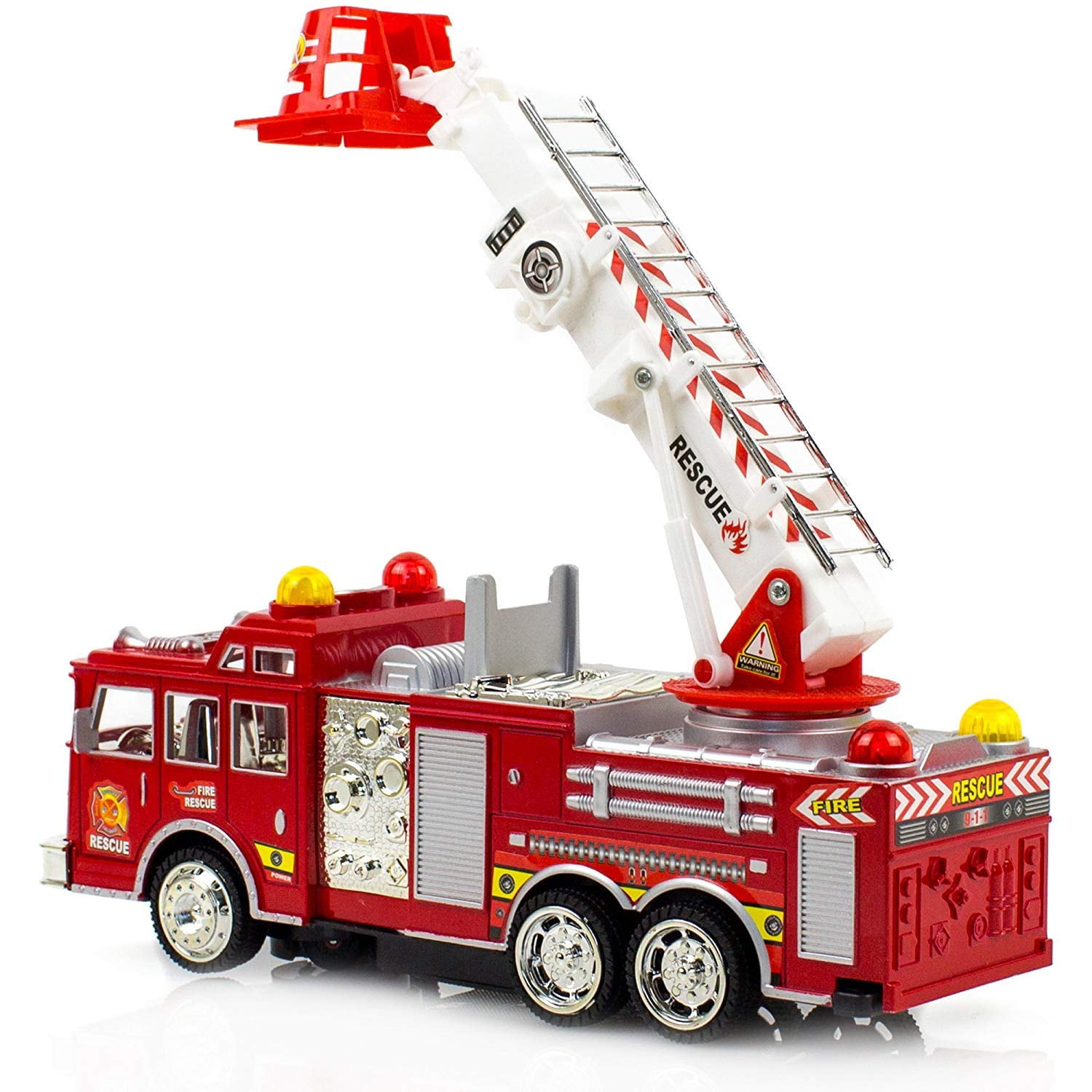 USToyOutlet Heroes To The Rescue Fire Engine Truck with Extending ... Fire Truck Siren