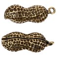 thumbnail image 3 of 2 Pcs Pendentif Porte-Clés en Laiton Forme D\'arachide Accessoires pour Porte-Clés de Voiture, 3 of 8