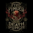 thumbnail image 2 of Mens 5 Finger Death Punch Brass Knuckle Skull T Shirt, 2 of 5