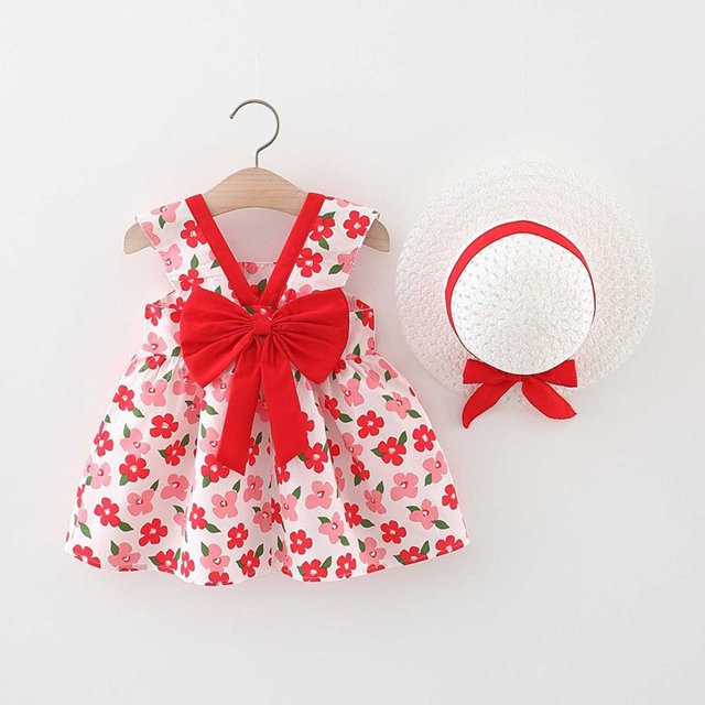 Robes pour Bébé Fille Robe Décontractée pour Filles Robes d'Anniversaire pour Filles Robe Arc-en-Ciel Vêtements pour Filles 6-12 Mois