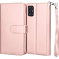 thumbnail image 2 of NJJEX Wallet Case for Samsung Galaxy A03S A12 A13 A14 A23 A32 A51 A52 A53 A54 5G Case,[9 Card Slots] PU Leather Credit Holder Folio Flip [Detachable] Kickstand Lanyard Magnetic Phone Cover [Rose Pink], 2 of 7