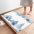 thumbnail image 4 of Christmas Winter Kitchen Rugs and Mats Set of 2 New Year Abstract Snowflake Elk Blue Xmas Kitchen Mat,Non-Slip Area Runner Rug,Washable Floor Mat for Home Dining Room Office 17x30in+17x47in, 4 of 6