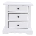 thumbnail image 2 of Dollhouse Night Stand, Birch Wood Mini Bedside Table with 3 Drawers for Home Decor, 1:12 Scale, Miniature Furniture with Fully Functional Drawers, Ideal Accessory for Miniature, 2 of 7