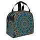 thumbnail image 2 of Easygdp Mandala Bolsa Térmica Premium - Tela Oxford Impermeable, Gran Capacidad, Bolsillo Frontal, Unisex para Trabajo, Escuela, Actividades al Aire Libre y Picnics, 2 of 8