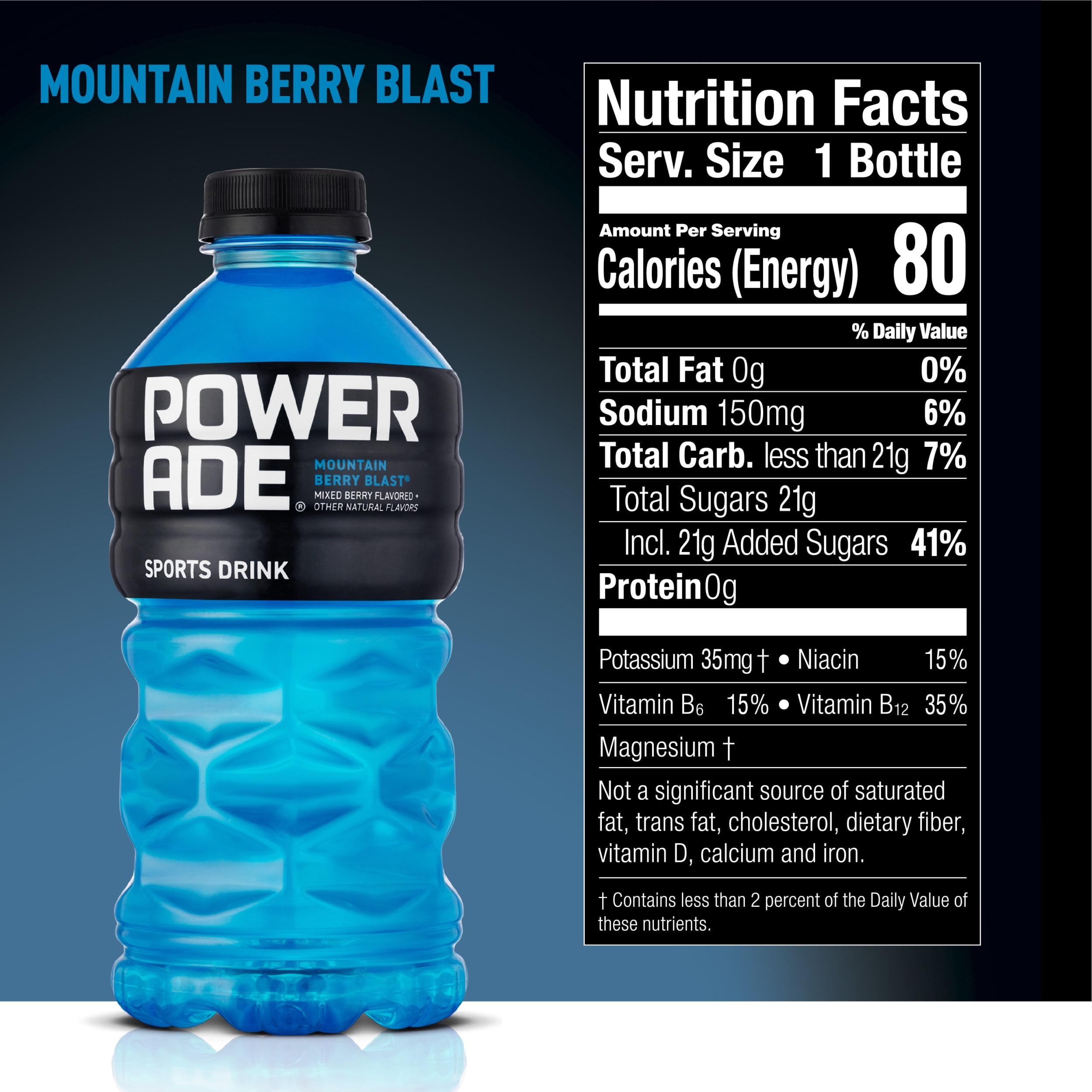 Blue Powerade Nutrition Information Besto Blog