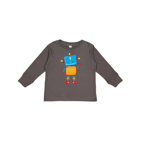 

Inktastic TOY ROBOT Boys or Girls Long Sleeve Toddler T-Shirt