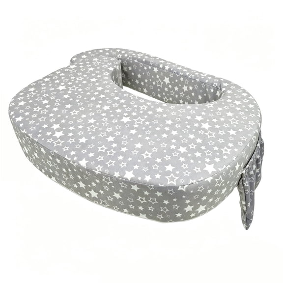 GOLDCOLIN Ergonomically designed nursing pillow—an essential support pillow for mothers and babies, featuring a convenient side pocket and a removable, washable cover