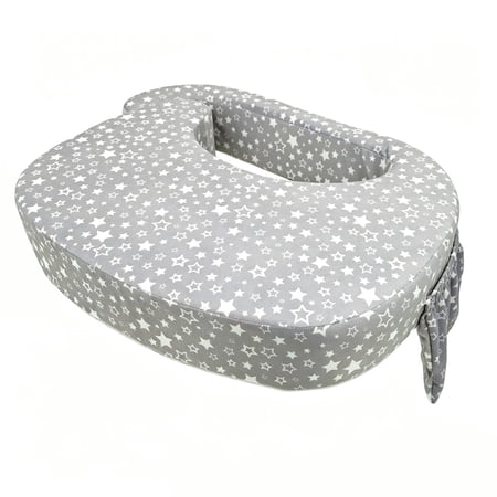 GOLDCOLIN Ergonomically designed nursing pillow—an essential support pillow for mothers and babies, featuring a convenient side pocket and a removable, washable cover