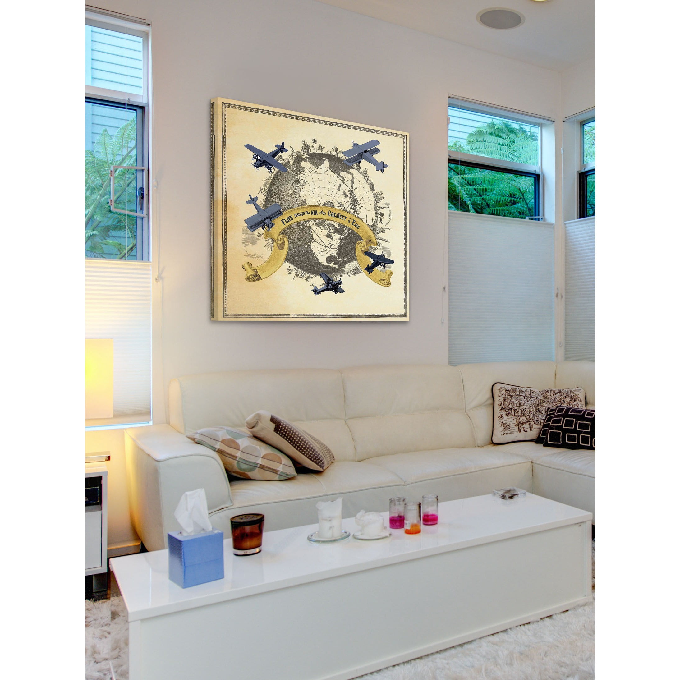 Marmont Hill "Flies Through the Air" Painting Print on Canvas