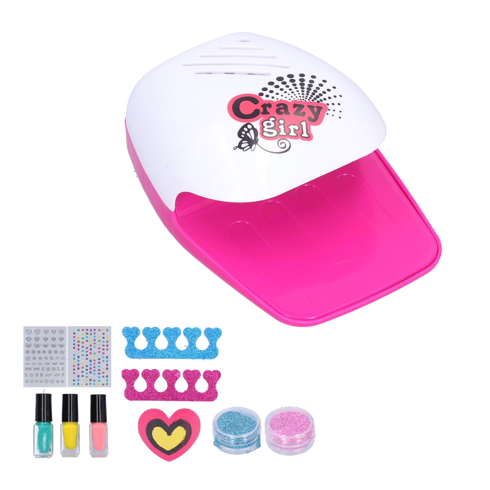 ESTINK Kids Nail Art Set, Children Nail Art Set Pretend Play Nail Art