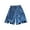Dark Blue, variant on JoyHoop Little Girls Jean Shorts Cut Off Denim Shorts Elastic Waist Drawstring Shorty Shorts for Teen Girls